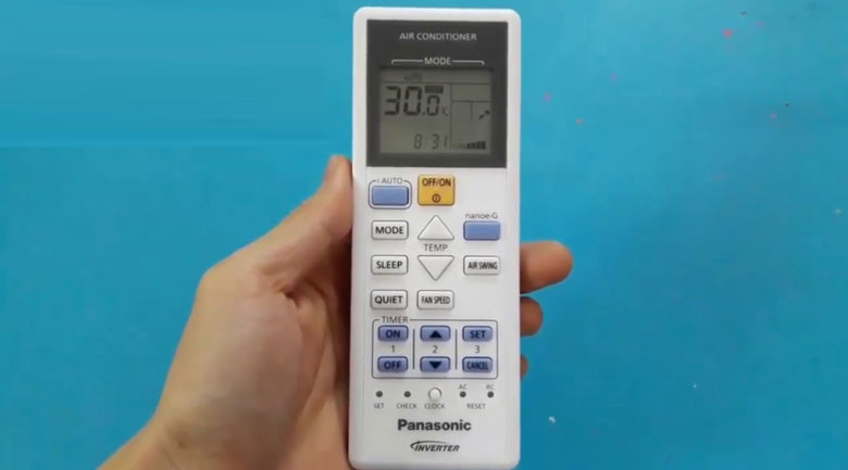 cách kiểm tra mã lỗi điều hòa Panasonic