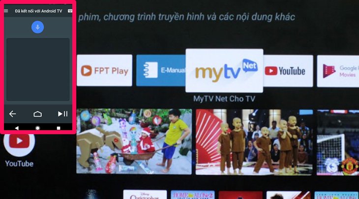 Điều khiển tivi Panasonic bằng điện thoại
