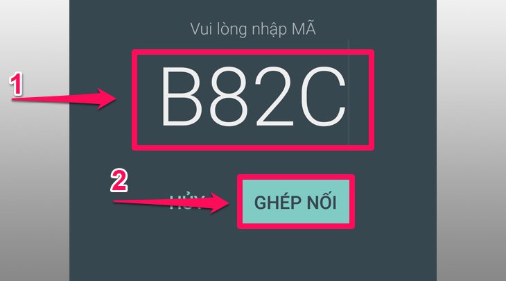 Nhập mã đăng nhập